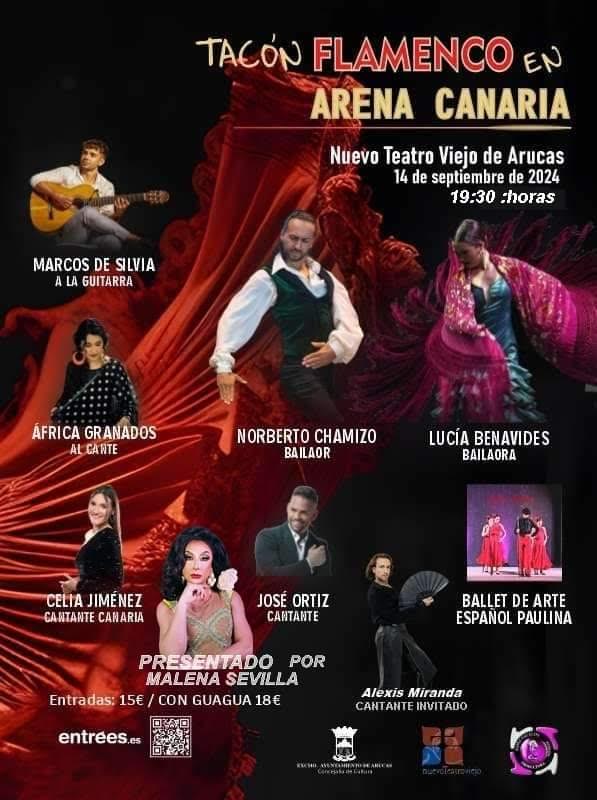 Imagen de TACON FLAMENCO EN ARENA CANARIA