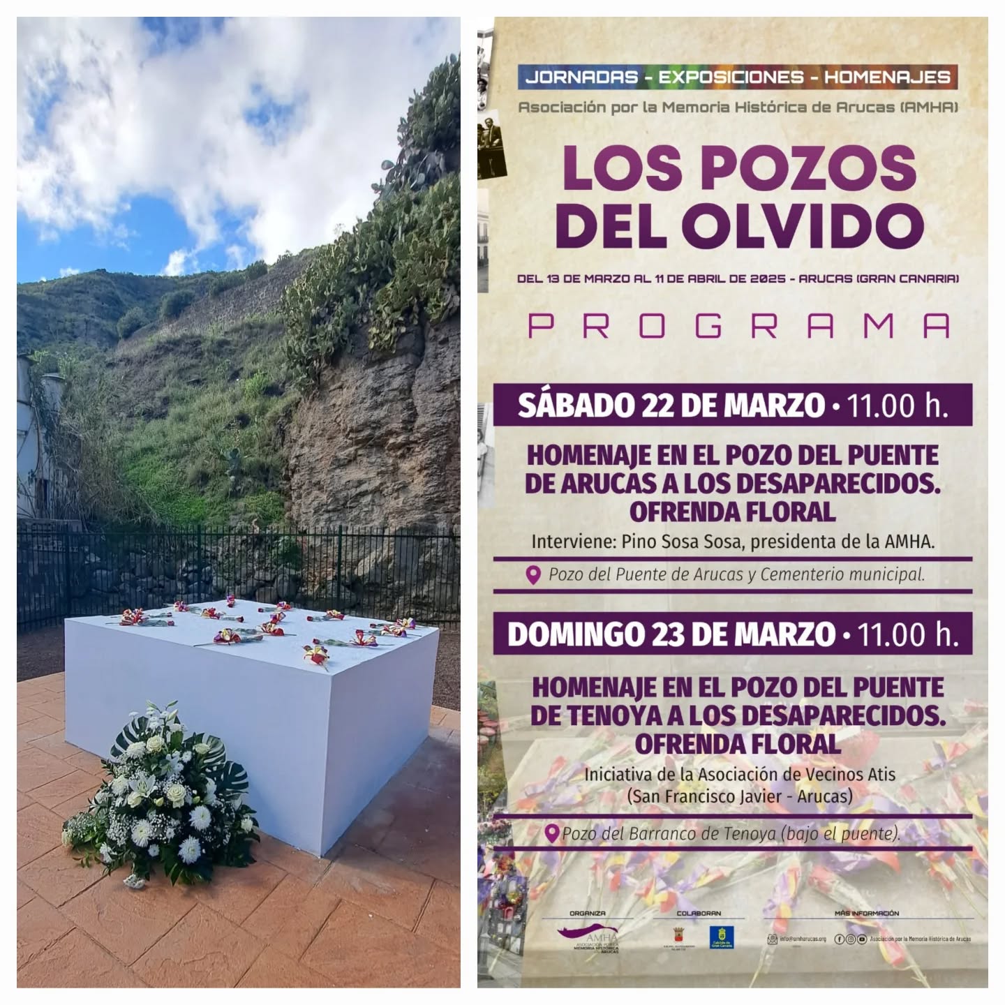 Imagen de HOMENAJE EN EL POZO DEL PUENTE A LOS...