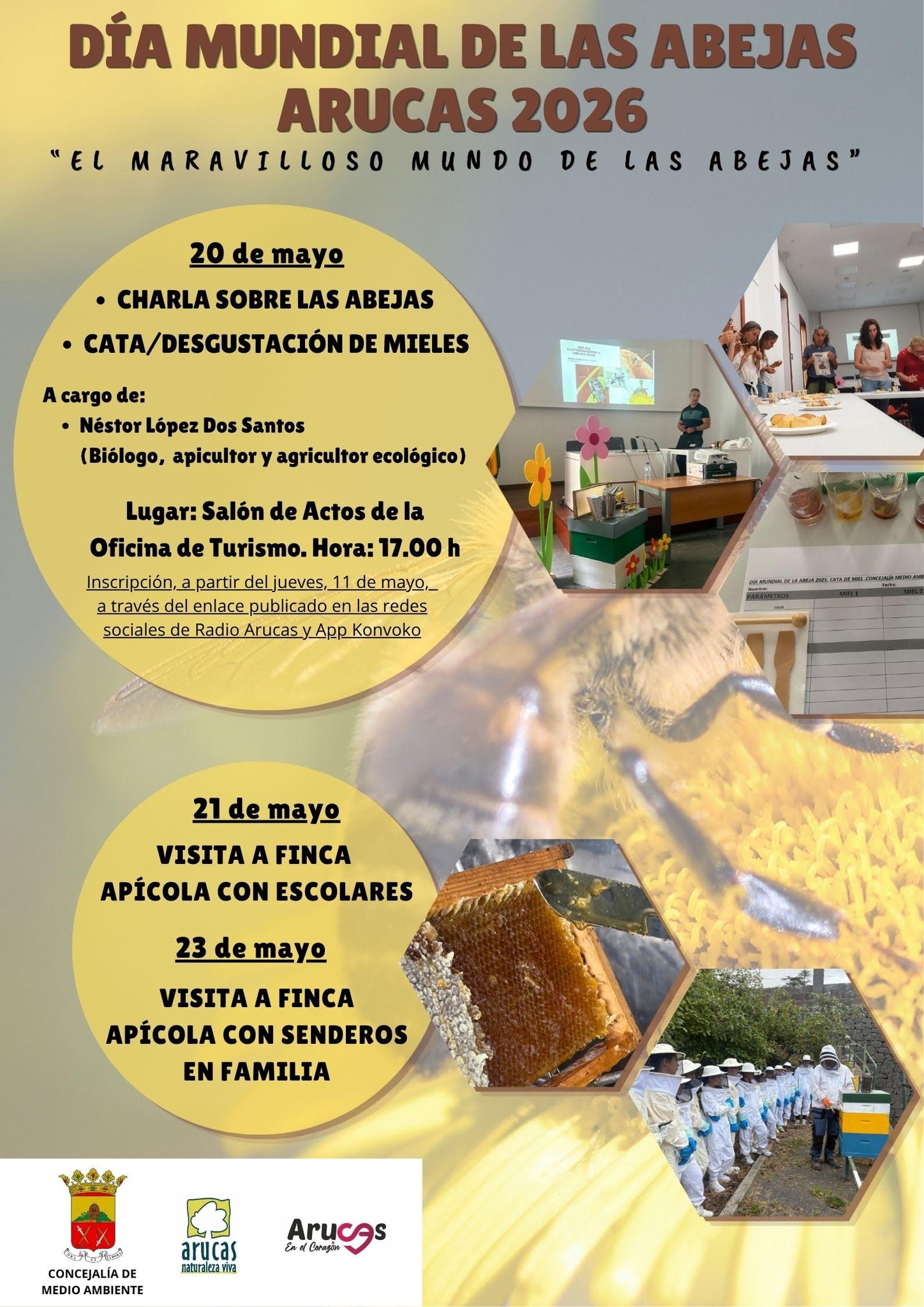 DÍA MUNDIAL DE LAS ABEJAS ARUCAS 2026