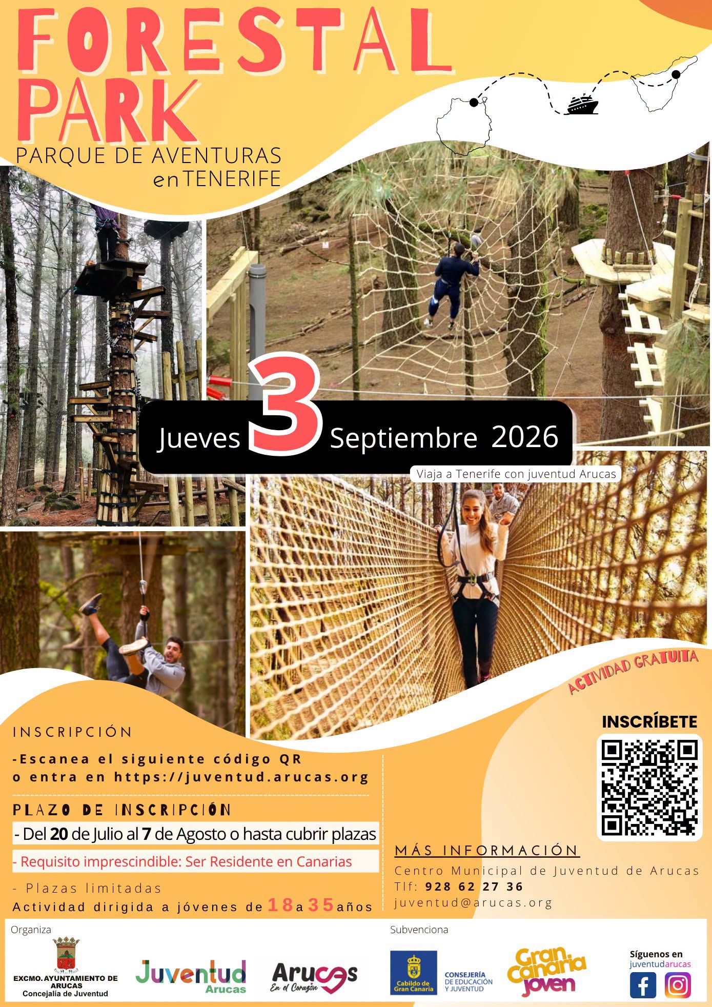 FORESTAL PARK - PARQUE DE AVENTURAS EN TENERIFE