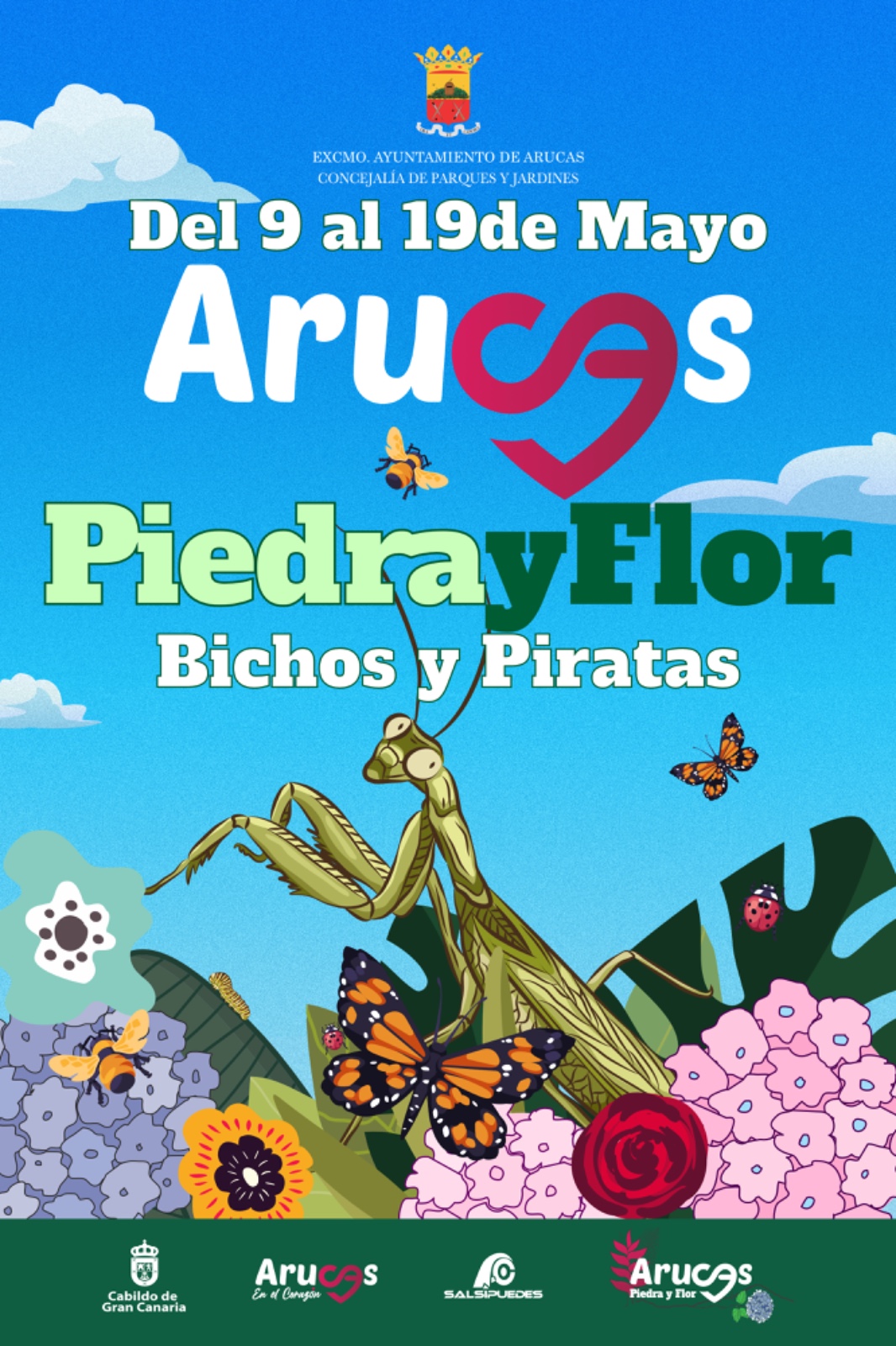 ARUCAS PIEDRA Y FLOR - BICHOS Y PIRATAS