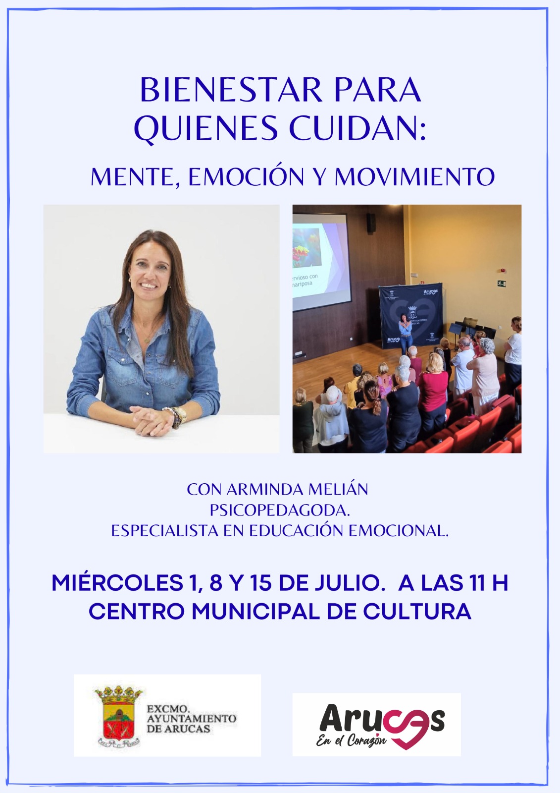 BIENESTAR PARA QUIENES CUIDAN,: MENTE, EMOCIÓN Y MOVIMIENTO 