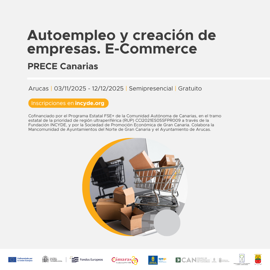 PROGRAMA FORMATIVO SEMIPRESENCIAL ´AUTOEMPLEO Y CREACIÓN DE EMPRESAS: E-COMMERCE´