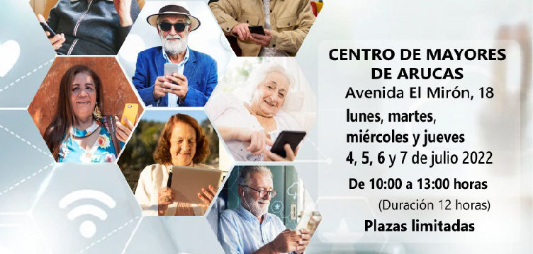 Arucas continúa la alfabetización digital dirigida a las personas mayores del municipio.
