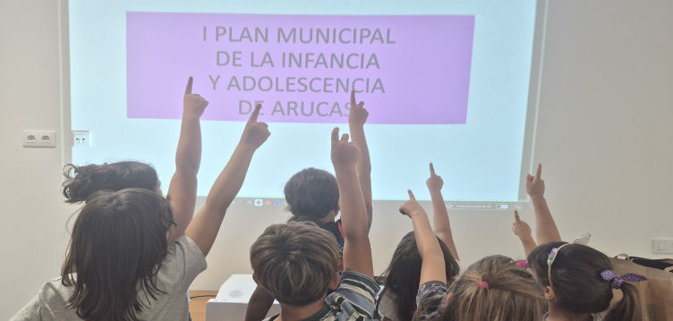 La población infantojuvenil de Arucas...