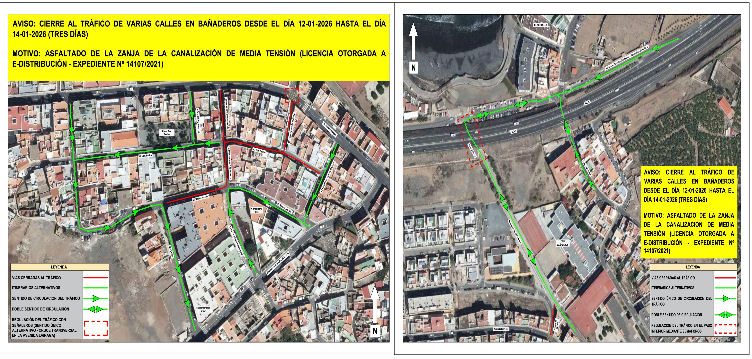 Imagen de Cierres de tramos de calles por...