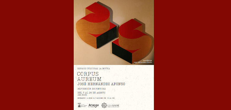 Imagen de José Hernández Afonso presenta la muestra ´Corpus Aureum´en el Espacio Cultural La Mutua