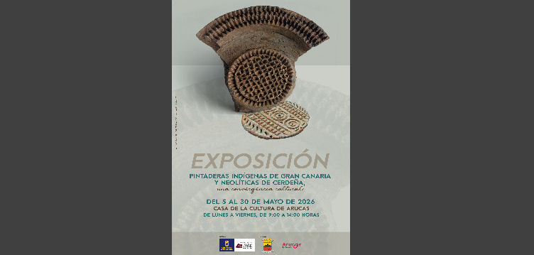 Imagen de ´Pintaderas indígenas de Gran Canaria y neolíticas de Cerdeña´, en la Casa de la Cultura