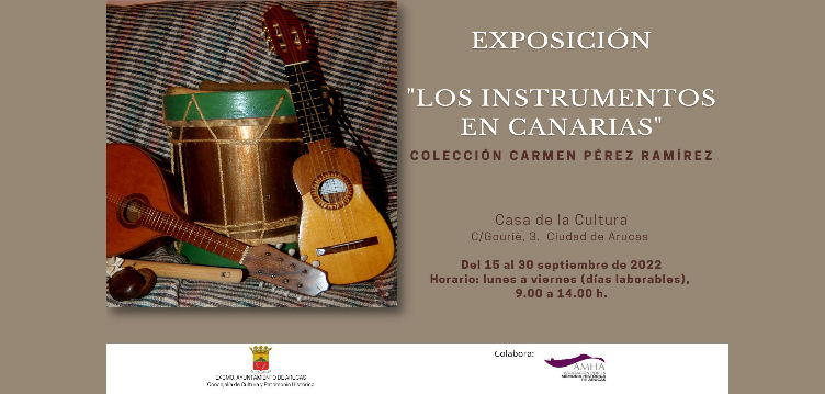 La Casa de La Cultura acoge una muestra de instrumentos tradicionales canarios.