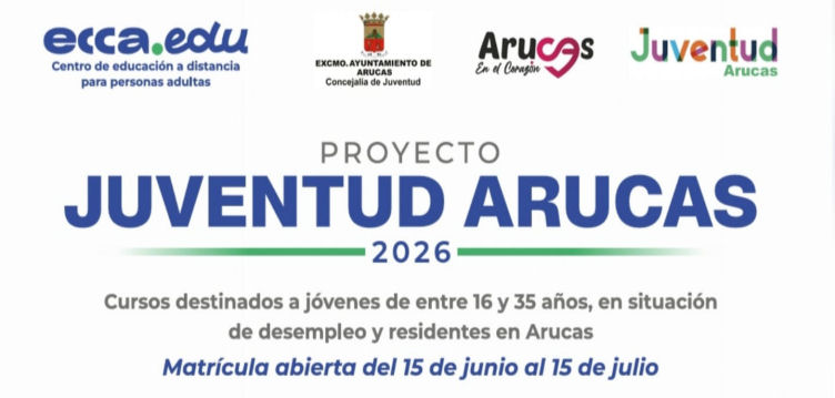 Imagen de La Concejalía de Juventud de Arucas y ECCA.EDU impulsan el proyecto ´Juventud Arucas 2026´ con formación gratuita para jóvenes del municipio