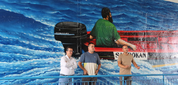 Imagen de Sandokán, inmortalizado por Graffmapping en Bañaderos